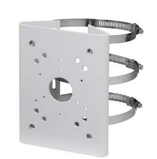Adaptateur pour poteau pour installer une caméra PTZ en hauteur