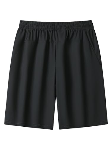 Boys Athletic Shorts Quick Dry Zipper Pockets Active Gym Workout Shorts 8-16 Years2