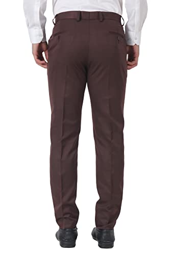 Image of MALENO Men's Casual Trousers for Men | Slim Fit Trousers for Men |Trousers for Men | Men Formal Pant