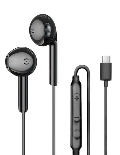 MAS CARNEY Écouteurs Filaire USB C pour Samsung Galaxy S25 S24 S23 S22 S21 Ultra FE Casque Filaire Audio USBC pour A16 A17 A36 A53 A55 A56 Z Fold Flip...