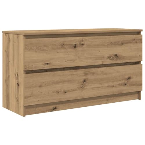 vidaXL TV-Schrank Artisan-Eiche 100x35x54 cm Holzwerkstoff, TV-Möbel, TV-Board, TV-Sideboard, TV-Ständer, TV-Bank, Fernsehschrank, Fernsehtisch
