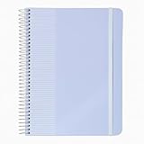 Confetti - Caderno Universitário Cos 10x1 160 Folhas Pautado Capa Azul