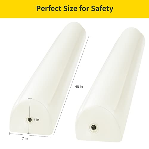 Image of USHMA [2-Pack] Travel Bed Rails for Toddlers | Inflatable Bed Rails, Blow Up Portable Bed Rail for Kids | Toddler Bed Guard Rail for Full, Queen, King Size Beds | Bed Rail for Home, Hotel or Travel