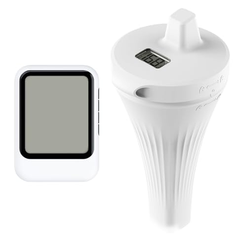 Termómetro de piscina inalámbrico GOEDCH: termómetro de piscina IP67, monitor de temperatura y humedad, termómetro de piscina WiFi, termómetro de piscina digital inalámbrico para piscinas, baño