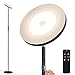 WOWLUMEN 36W Floor Lamp Black 1 Pack + 42W Floor Lamp Green 1 Pack