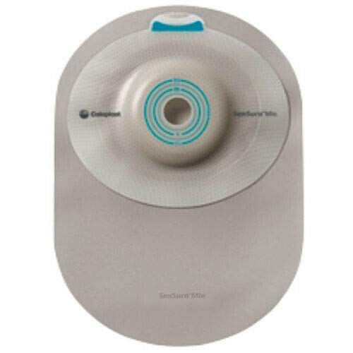 SenSura Mio Convex Ostomy Pouch Closed End 1.125" Stoma 8-1/4 Inch Length, Maxi 1pc System Opaque 16331, 10 Ct