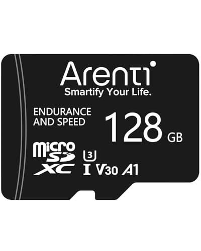 ARENTI 128GB Micro SDXC[J[h Arenti ZLeBJ AInanny/B2/D3/O3/P2Q C10 U3 V30p