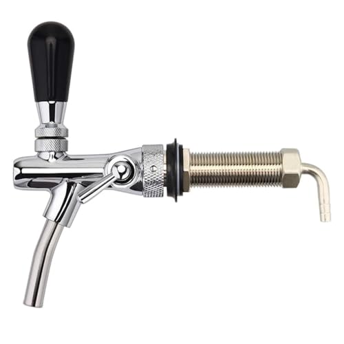 VOBOR Bier Zapfhahn, G5/8 Einstellbarer Bierhahn, Verstellbare Fassbierhahn, Brewing Zubehör für Hause Bar Restaurants
