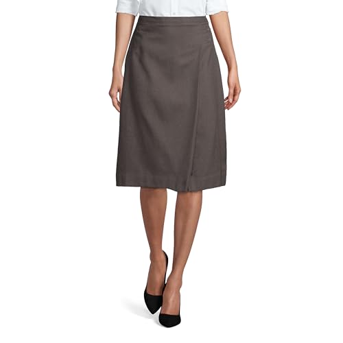 Lands' End School Uniform Women's Solid A-line Skirt Below The Knee