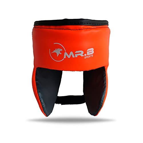 Image of Kids Boxing kit Yellow (Filled Punching Bag, Gloves and Headgear, Age 7-13 Years) (Orange)