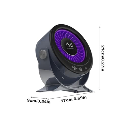 Circulateur d'air avec tête rotative et fixation murale amovible - 7