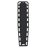 ASA Techmed Spine Board Stretcher, Patent Transfer EMT Backboard Immobilization, Base Board Black