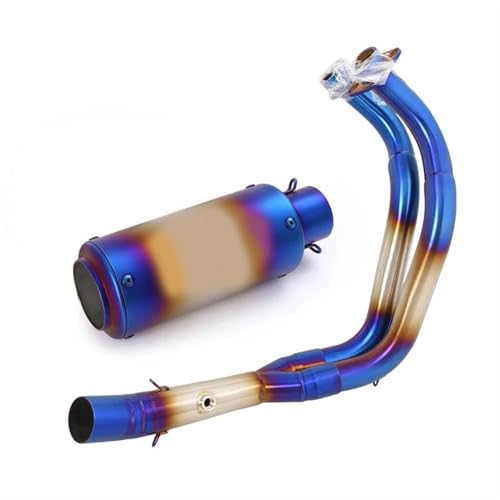 Tubo de escape Yamaha MT07 2022 2023 para rutas de curvas y conducción en carretera