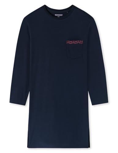 Camisa de noche hombre Schiesser para piel sensible en algodón suave 4