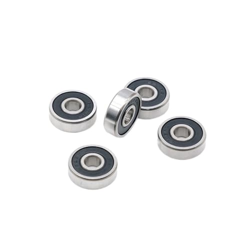 Deep Groove Double Rubber Seal Bearings 10pcs 625RS 5x16x5mm ABEC-7 Miniature Sealed Ball Bearings for 3D Printer