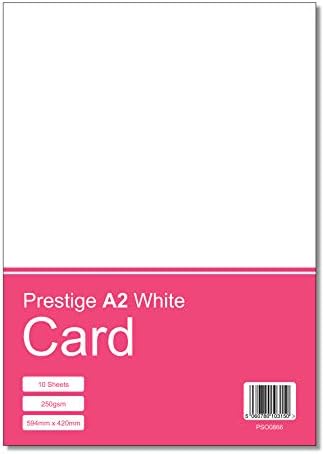A2 White Card - 250gsm Craft Card - 10 Sheets
