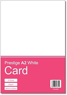 A2 White Card - 250gsm Craft Card - 10 Sheets