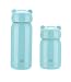 ZHNONE Portable Thermos Travel Mug Cute Design Vacuum Insulated Stainless Steel Thermos Water Bottle, Mini Size Coffee Thermos & Vacuum Flask-(Blue,11 ounce)