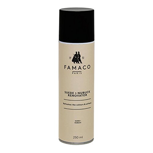 Famaco - Aérosol pour le Daim et le Nubuck - Etanche - Maintient et Raffraîchissant des couleurs - 250ml - NOIR