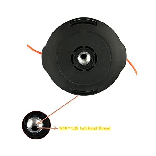 yhoparts T25 Tap Advance String Trimmer Head fits Husqvarna 124L, 125L, 125LDx, 128L, 128LD, 128LDx, 128R, 128RJ, 223L, 223R Curved Straight Shafts Trimmer Weed Eater Replaces 966674401 and 537338306