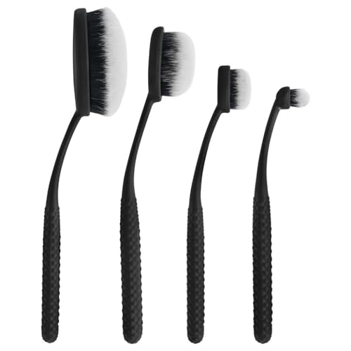 Royal Brush Moda Pro 4 Piece Set Cosmetic Make Up Brush Face Perfecting Kit, 0.31 Count
