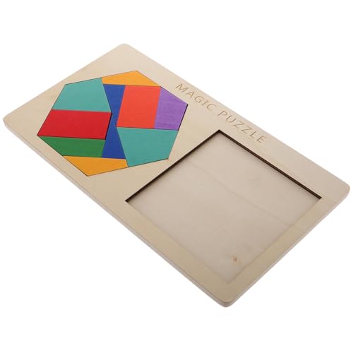 ERINGOGO 木製パズル 知育 歳以上 用 脳トレーニング 形合わせ 積み木とみ合わせ可能 手先の器用さ向上 創造力刺激 家族で楽しむ脳育ゲーム