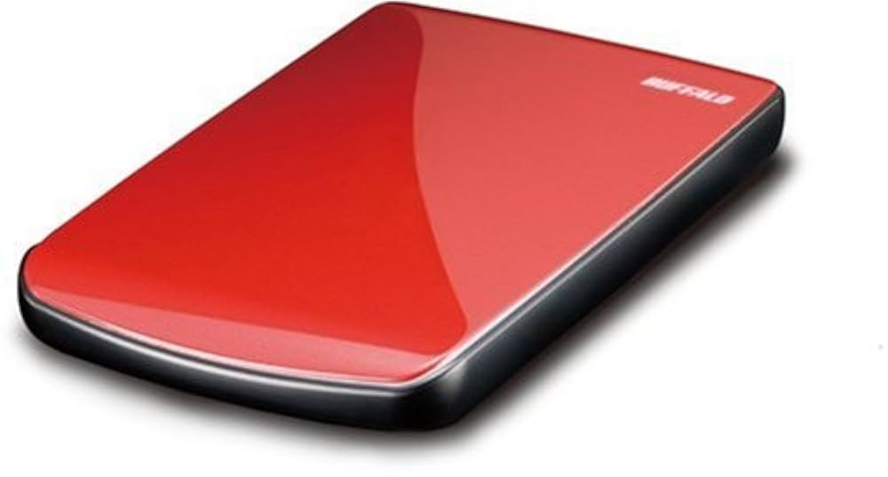 BUFFALO 外付けHDD 320GB レッド 中古品 Amazon | BUFFALO Stylish & Compact ポータブルハードディスク