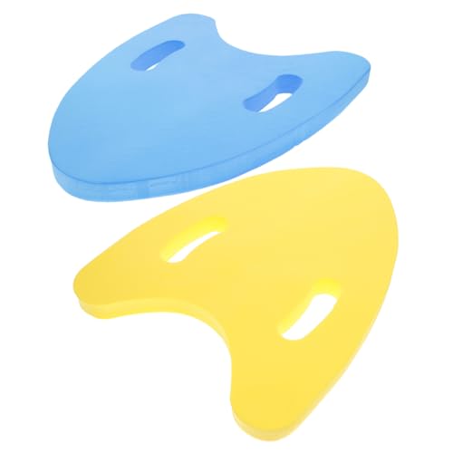 INOOMP 2pcs Swim Board Eva Material Lightweight Floating for Boys and Girls and Adults Pool Training Aid Comfortable for Indoor and Beach Use