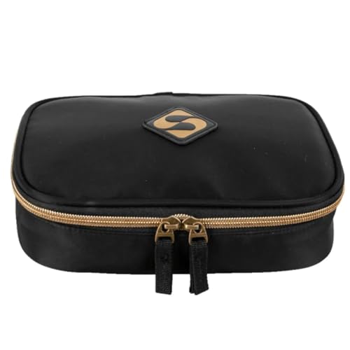 Estojo Box Preto Detalhe Dourado NEOGOLD 076283-01 SESTINI