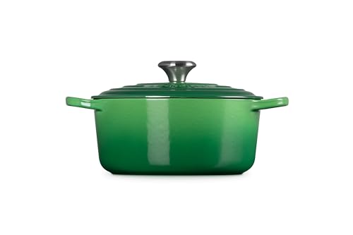 Image of Le Creuset Evo Round Casserole, Dutch Oven 24 Cm- Bamboo Green