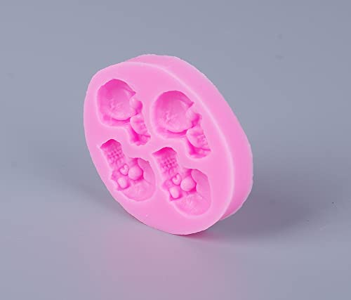Dong Huang 3Pcs 3D Sugar Skull Silicone Mould For Chocolate Candy Molds, Fondant Mold Halloween Skull Mold For Epoxy Resin Casting, Cake Decoration Wedding Party Supplies #TOP7