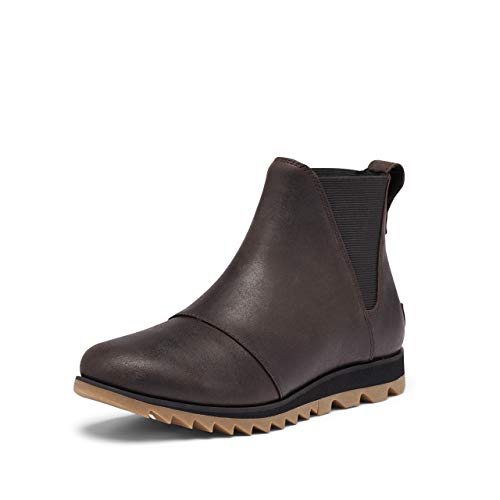 Sorel Women's Harlow Chelsea Rain Boot — Waterproof Leather Ankle Booties