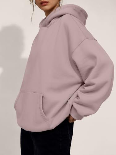 Image of Trendy Queen Women Oversized Hoodies Fall Outfits | Gentle Skin Feel, Aesthetic Drop Shoulder, Large Kangaroo Pocket, Seamless Daily Outfit Match