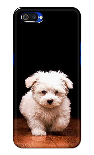 Image of PRINTFIDAA� Printed Hard Back Cover Case for Realme C2 | Oppo A1K Back Cover (Puppy Dog) -2808