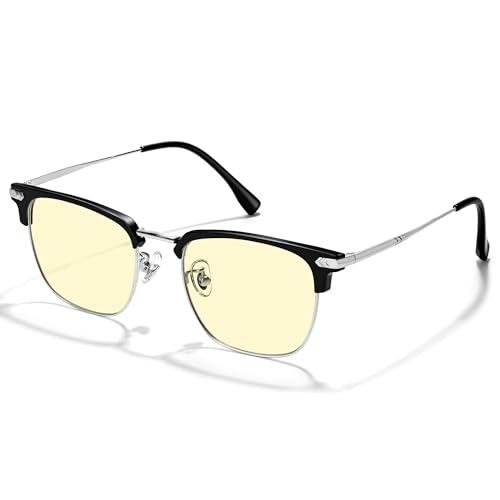 Image of ZanyLen Blue Light Blocking Glasses Men Computer Gaming Glasses For Mens