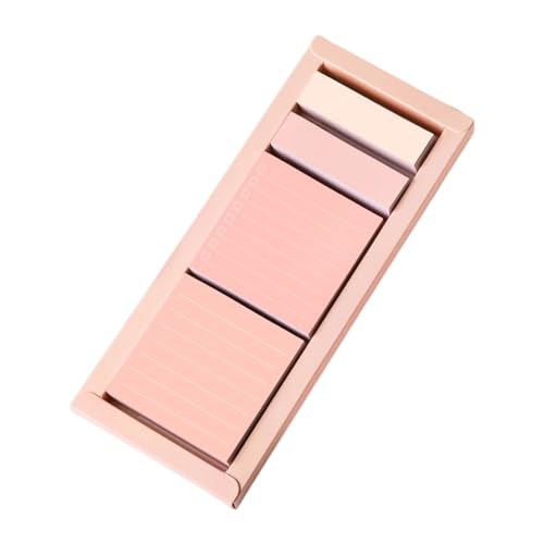 さまざまな測定値と持ち運び可能な収納ボックスを備えた引き裂き免疫糊状ノート、授業オフィスタスク用、リサイクル可能な粘着測定部門