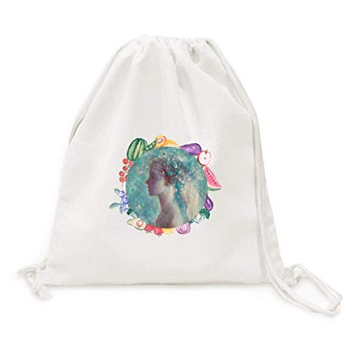 Sac en tissu pliable xjj appoggiature peinture à l'huile cabas de course fruits