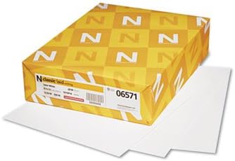 Classic Laid Stationery Writing Paper, 24-lb., 8-1/2 x 11, Solar White, 500/Ream, Sold as 1 Ream, 500 per Ream