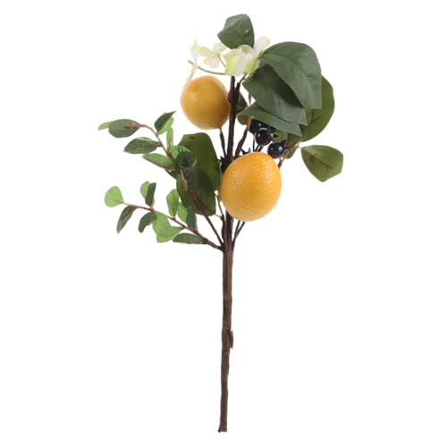 ULTECHNOVO Ramo De Frutas Simulado. Decoración De Rama De Limón Decoraciones De Mesa De Otoño Centros De Mesa De Primavera Flores De Mesa Centros De Mesa Decoración De Mesa De Centro Espuma