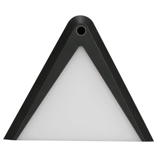 4lite Hampton Triangle Display Cabinet Lights (Black) Pack of 1 Cool White 200lm Under-Shelf Lights with Touch-Free, Sensor-Controlled on/Off - 4L1/1303/4