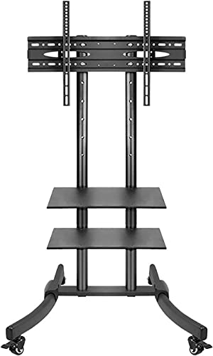 Soporte de pie universal para TV con ruedas y ajuste de altura miniatura 1