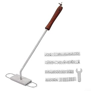 Easybymall Grillbrandeisen mit Buchstaben