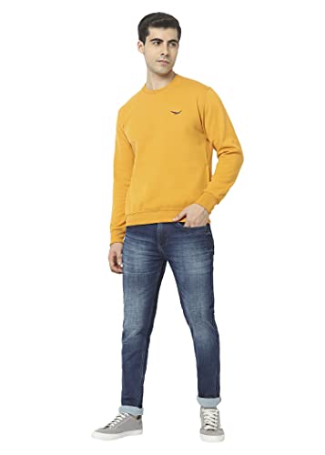 Image of HiFlyers Men's Cotton Blend Casual Crew Neck Sweatshirt
