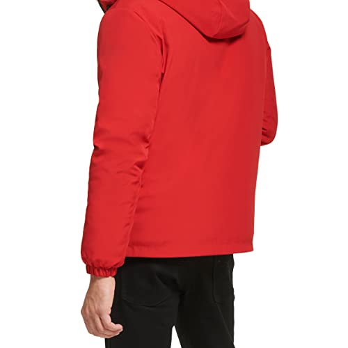 Veste Calvin Klein à capuche pour sorties urbaines rouge