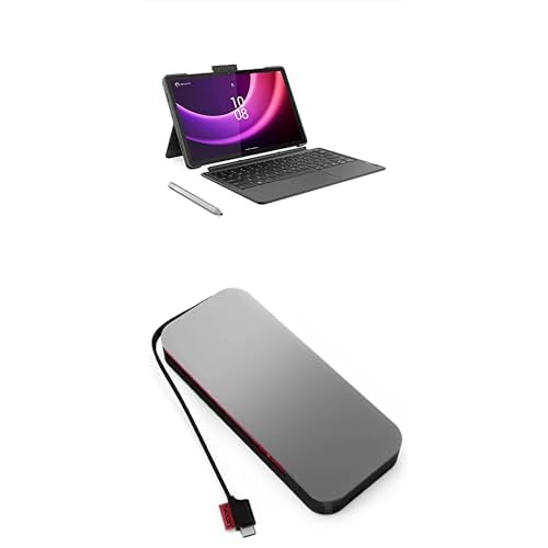 Lenovo Tab P11 (2nd Gen) Tablet with Keyboard & Pen + 20000 mAh 65W Laptop Power Bank with Integrated USB-C Cable