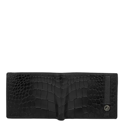 Buy Da Milano RFID Protected Leather Wallet for Men with Card Slot - Black at Amazon.in - Image 5
