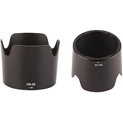 Objetivo Nikon 70 300Mm F 4.5 5.6 Af S Vr len Hood Lens Hood Reemplazo HB 36 Plastic Lens Hood para AF S VR Zoom Nikkor 70 300mm F 4.5 5.6G IF ED Lens Hood con Tapa Fotografía Accesorios