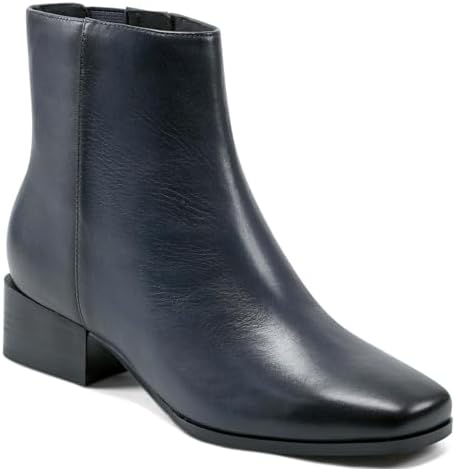 Easy Spirit Womens Sidney Zipper Leather Booties