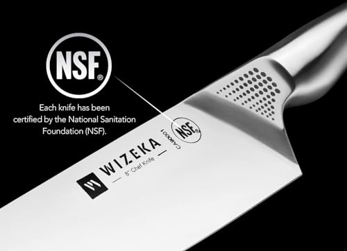 Kitchen-Knife-Set-with-Block-15PCS-German-Stainless-Steel-Knife-Block-SetOne-Piece-Design-Knives-Set-for-Kitchen-Professional-Knife-Set-with-Built-in-SharpenerStarry-Sky-Series