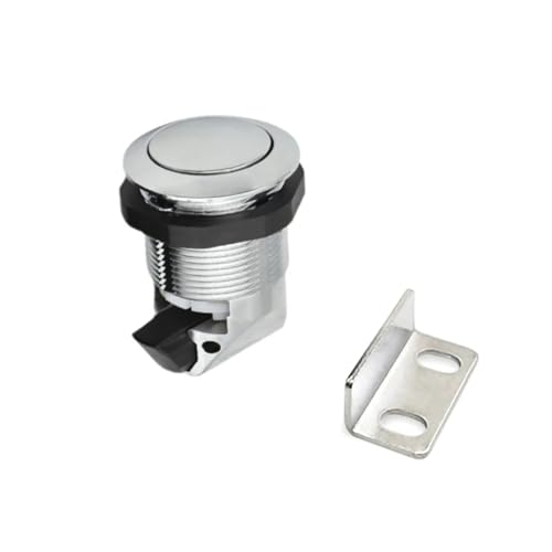 Loquet à pousser finition chrome de haute qualité pour bateaux